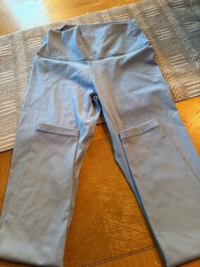 Womens Light Blue Active Colorfulkoala Leggings